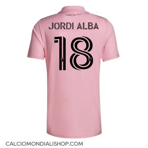 Maglie da calcio Inter Miami Jordi Alba #18 Prima Maglia 2023-24 Manica Corta